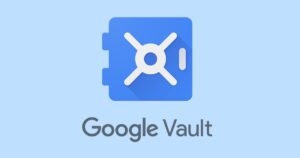 Logo de Google Vault.
