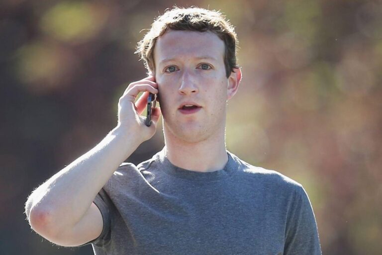 Mark Zuckerberg celulares